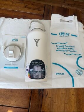 DYLN White Alkaline Water Bottle with Sports Cap